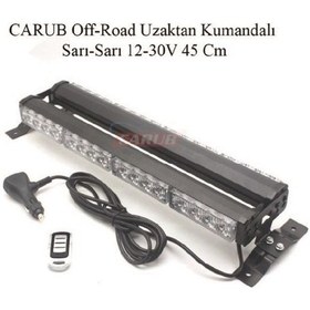 Resim Off Road Projektör Çift Taraflı Uzaktan Kumandalı 12 V 30v 45 Cm 