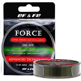 Resim Effe Force 150 Mt Monofilament Yeşil Misina 0.45 