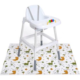 Resim Safemom Tek Kullanımlık Kağıt Aktivite-Mama Sandalye Örtüsü - Standart / Standart 
