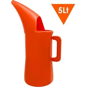 Resim Pratik 5 Litre Plastik Huni ve Ağızlı Bidon Seti 