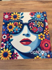Resim optiPoint Özel Tasarım Mikrofiber Gözlük Temizleme Bezi 