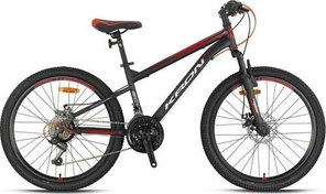 Resim VORTEX 4.0 - 26 MTB - 14' - 21 Vites - M.DISC - Mat Siyah-Gri/Kırmızı 