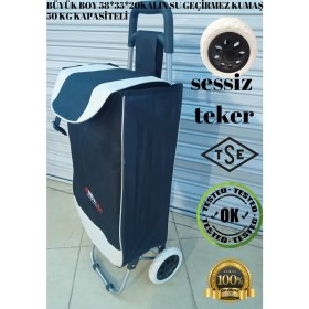 Resim PremiumPort Pratik ve Hafif Pazar Arabası, Günlük Alışveriş Kolaylığı 