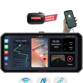 Resim Knmaster MOTOPLAY 1000 - 6.25” Kablosuz CarPlay & Android Auto Destekli Motosiklet Multimedya Ekranı 