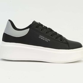 Resim Benetton 10232 İthal Yüksek Düz Taban Bağcıklı Kadın Sneaker Spor Ayakkabı 