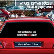 Resim Bizde Ağır Hasarlıyız - Cam Yazıları Sticker Tiktok Whatsapp Sözleri 
