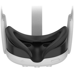 Resim Pazly Wolmtt Meta Quest 3 Vr Silikon Göz Maskesi Ter Önleyici Kapak - Siyah, Ter Yalıtımı Siyah 