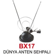 Resim Swat Bx17 Tv Üstü Sehbalı Dünya Anten Karasal Anten Tv Üstü Anten 