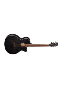 Resim Cort SFX-AB Open Pore Black Elektro Akustik Gitar 