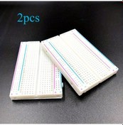 Resim Gaojunshop01 2 Adet 400 Delikli Abs Breadboard Arduino Esp 32 Stm 32 Prototip Geliştirme Eğitim 