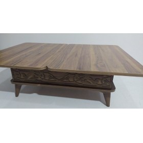 Resim Akıllı Sihirli Sehpa Fonksiyonel Hem Masa Hem Orta Sehpa Hard Su (466868217) 