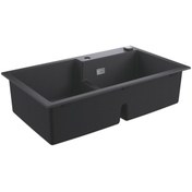 Resim Grohe K500 Kuvars Kompozit Eviye 90 -c 86/50, Granit Siyah Rengi - 31649ap0 