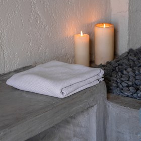 Resim Hasır Peştemal - 90x170 cm / Kekik Yeşili 