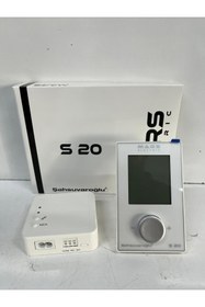 Resim Mars ELEKTİK S20 Kablosuz Dijital Oda Termostatı Beyaz Her Kombiye Uyumlu 