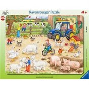Resim Ravensburger 40 Parça Küçük Çerçeveli Puzzle Büyük Çiftlik 063321 