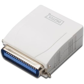 Resim Assmann Digitus 1 Port Fast Ethernet Print Server, 1 X Db-36 - Pin Erkek Centronics, 1 X Rj45 