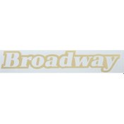 Resim Broadway Kağıt Yazı Yeni Model Bal Köpüğü 