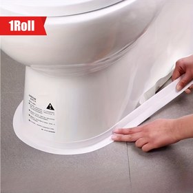 Resim Banyo & Tuvalet için Su Geçirmez Kendinden Yapışkan Mühürleme Bandı - Sink, Küvet, Banyo için Dayanıklı Plastik Macun Şeridi, Kolay Kurulum, Taş Yüzeylerde Uzun Ömürlü Yapışkan Bariyer 