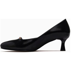 Resim Venüs Kadın Günlük Topuklu Stiletto Ayakkabı 26y 26532529y Siyah Rugan Siyah Rugan 