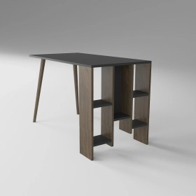 Resim Lagomood Vito Çalışma Masası Antrasit & Ceviz 