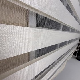 Resim StorBurada Zebra Stor Perde Ekru Etek Dilimli STB-400-V02 Ekru 190 x 200 