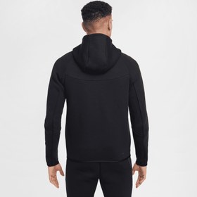 Resim Nike Sportswear Tech Fleece Erkek Siyah Sweatshirt 