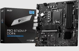 Resim Msı Pro B760M-P D4 1700P Vga Hdmi Dp Pro B760M-P Ddr4 