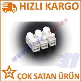 Resim 10Adet-Maflen Hızlı Ve Kolay Kablo Birleştirme Klamensi 3Lü-S2924 