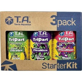 Resim Terra Aquatica Flora Tripart Starter Kit Hard Water Bitki Besin Seti 3 L 