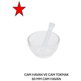 Resim Tokmaklı Cam Havan 60 MM 