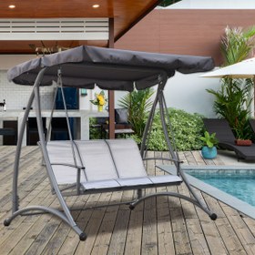 Resim Sunfun 3 Kişilik Metal Salıncak 