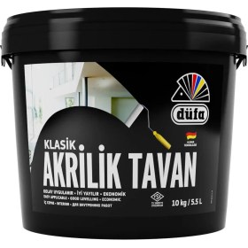 Resim Düfa Klasik Tavan Boyası Akrilik Beyaz 10 kg 