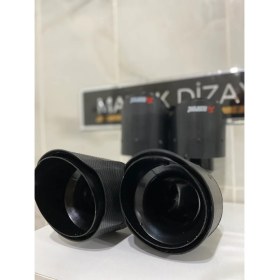 Resim Akrapovic Karbon Egzoz Ucu Çift Çıkışlı 90 MM Sağ-Sol Set --Mayukdizayn-- 