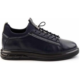 Resim Bambi Lacivert Leather Erkek Sneaker E01585756540 Lacivert 