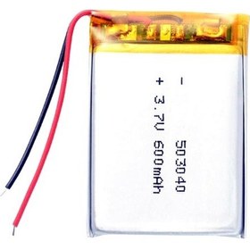 Resim Mp3 Mp4 Akıllı Saat Pil 3.7V 600Mah Şarjlı Li-Polimer Batarya 25M 