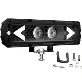 Resim Teltree "g0077 S18 6 İnç Çift Renkli Led Spot Işık - 6000lm Parlaklık, Ip68 Su Geçirmez, 50000 Saat Ömür" 