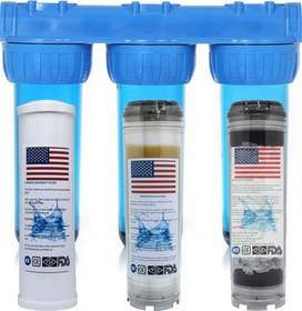 Resim Daire Ve Bina Girişi 3 Aşamalı Su Yumuşatma Cihazı (Spun - Reçine - Silifoz) 