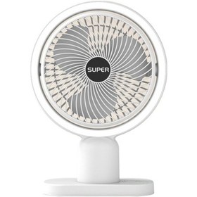 Resim Shi Mei Yeni Masaüstü Küçük Fan Mini Taşınabilir Şarj Usb Ev Masaüstü Vantilatör 4470 Beyaz 
