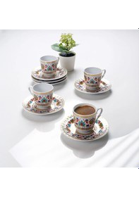 Resim Güral Porselen Sedef 12 Parça Kahve Fincan Takımı 4543 