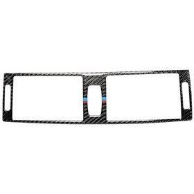 Resim Araba Karbon Fiber Üç Renkli Orta Hava Çıkışı Dekoratif Etiket Bmw E70 X5 / E71 X6 2008-2013, Sol Ve Sağ Sürücü Evrensel 1 Adet 