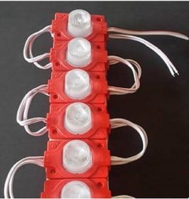 Resim Power Led Modül Mercekli Tekli Led 1.5w 10 Adet Kırmızı Mavi Gün 
