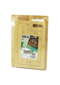 Resim 2pcs Setd.dörtgen Kenarlı - Oval Delikli Ahşap Bambu Kesim Panosu - Kesme Tahtası 18x28x1cm--22x32x1cm 4989 Çok Renkli 