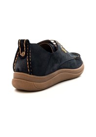 Resim Greyder 64680 Erkek Hakiki Deri Nubuk Bağcıklı Casual Ayakkabı Lacivert 