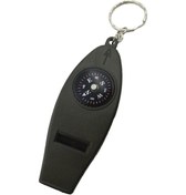 Resim Dolıty Düdük Termometre Combo Survival Taşınabilir Büyüteç Siyah 