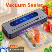 Resim iahead Elektrikli Vakumlu Mühürleme Makinesi HD Ekran & Dokunmatik Butonlar, 220-240V Tip C Fiş, Kuru/İslak Gıda Koruma için Dahili Kesici - 10 Ücretsiz Vakum Torbası Dahil, Mutfak Gıda Saklayıcı, Gıda Vakumlama Makinesi, Mutfak Gıda Koruma, Dijital Ekranlı Mühürleyici, Kullanıcı Dostu Tasarım 