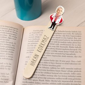 Resim Erkek Doktor Karikatürlü Çubuk Kitap Ayracı 