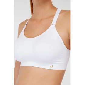 Resim Jerf Utica Yumuşak & Esnek Yapılı Kaplı Spor Sütyeni Beyaz 