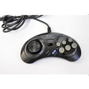 Resim Sega 16 Bit Turbo İçin Joystick Siyah 165700682 