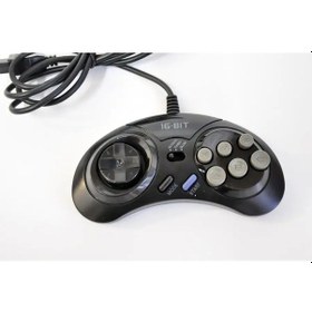 Resim Sega 16 Bit Turbo İçin Joystick Siyah 165700682 