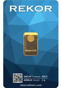 Resim Rekor 5 Gr Külçe Altın 